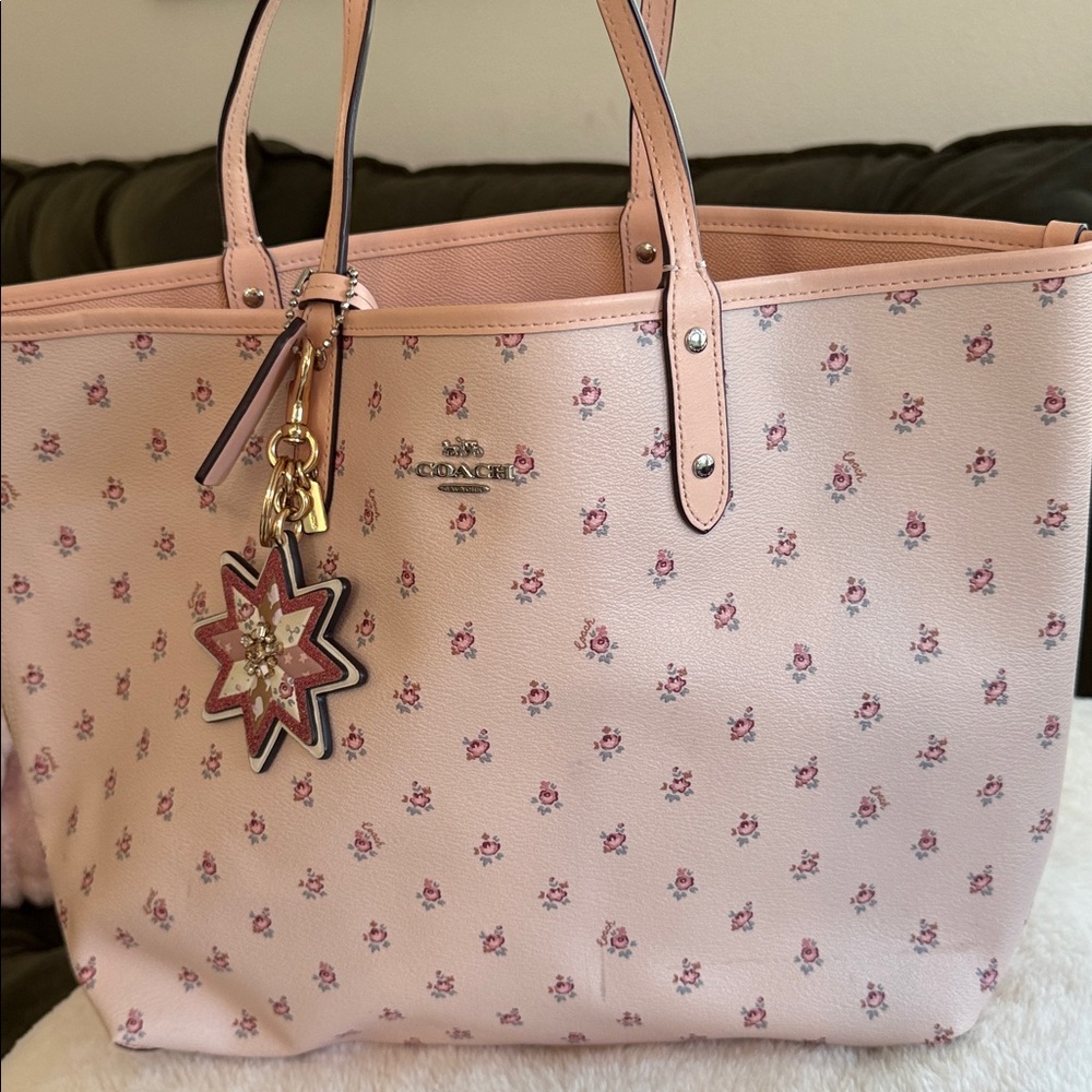 Coach Large Floral Tote